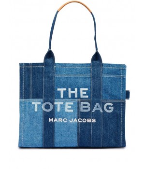 Сумка-тоут Marc Jacobs синяя с буквами