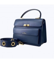 СУМКА MARC JACOBS THE UPTOWN COW LEATHER BAG BLUE