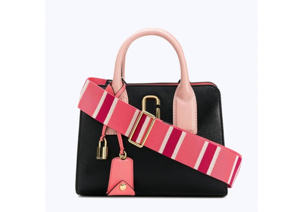 Женская Marc Jacobs сумка Little Big Shot - Black/Pink