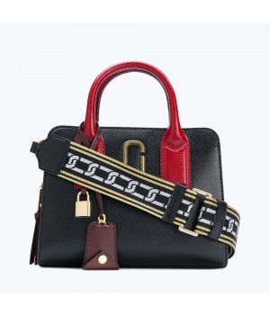 Женская Marc Jacobs сумка Little Big Shot - Black/Red