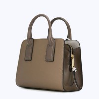 Женская сумка Marc Jacobs Little Big Shot - French Grey коричневая 