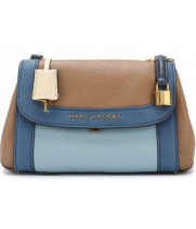 Женская Marc Jacobs сумка Boho Grind коричнево-синяя