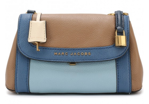Женская Marc Jacobs сумка Boho Grind коричнево-синяя