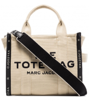 Сумка Marc Jacobs The Tote Bag Mini бежевая с черным