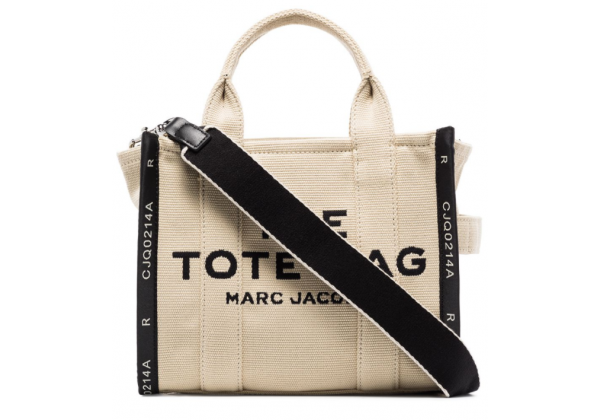 Сумка Marc Jacobs The Tote Bag Mini бежевая с черным