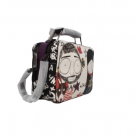 Женская Marc Jacobs сумка Colorblocke Mini Box белая с принтом