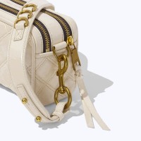 Сумка Marc Jacobs THE QUILTED SOFTSHOT 21 IVORY бежевая