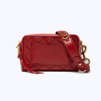 Сумка Marc Jacobs THE QUILTED SOFTSHOT 21 BERRY красная