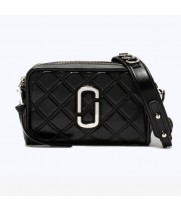 Сумка Marc Jacobs THE QUILTED SOFTSHOT 21 BLACK черная