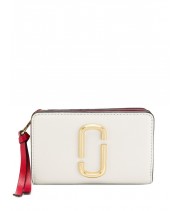 Кошелек Marc Jacobs Snapshot бело-черный