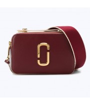 Женская Marc Jacobs сумка the sure shot large бордовая