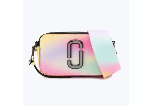 Сумка Marc Jacobs розовая с мятным Snapshot