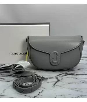 Сумка Marc Jacobs Boho Grind Saddle серая 