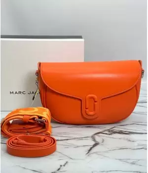 Сумка Marc Jacobs Boho Grind Saddle оранжевая 