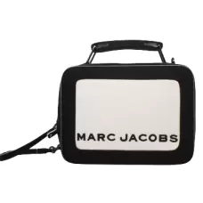 Женская Marc Jacobs сумка COLORBLOCKED MINI BOX черно-белая